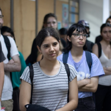 Ingresantes en sede Puan. 