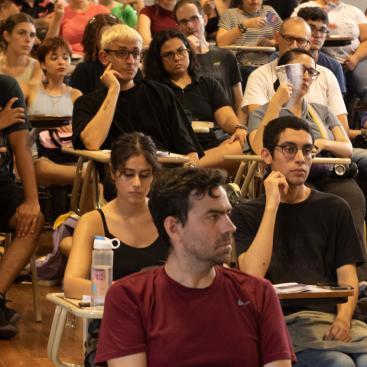 Estudiantes en Puan.