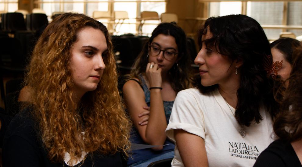 Estudiantes en Puan.