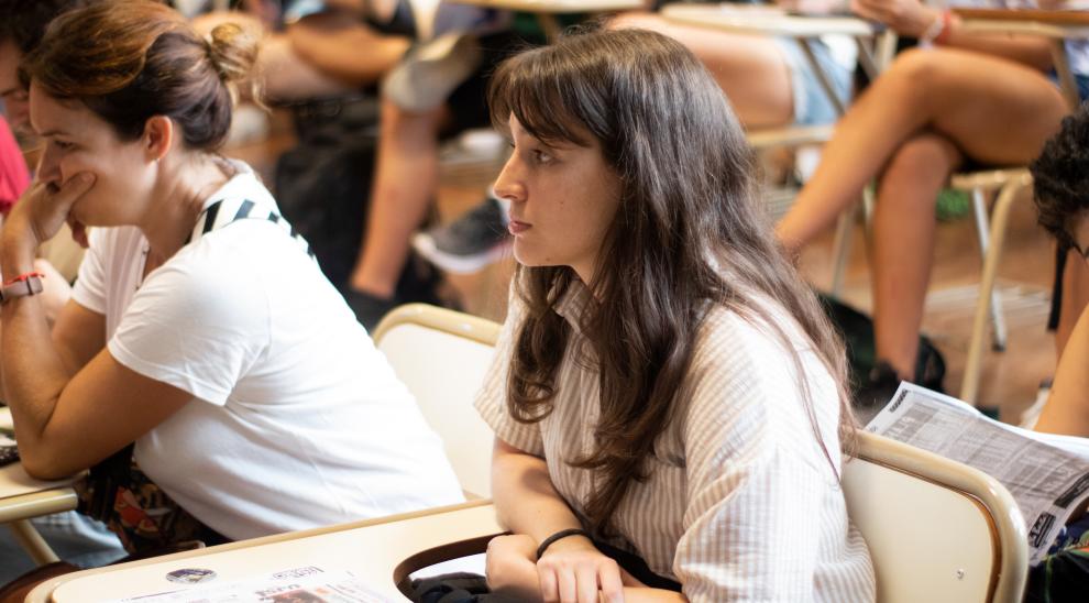 Estudiantes en Puan.