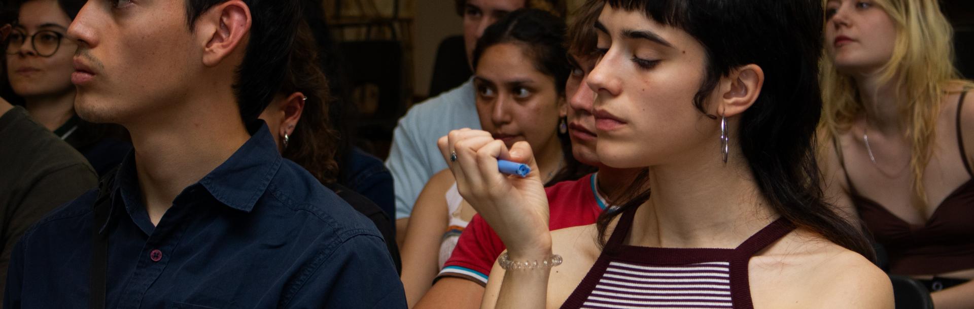 Estudiantes en Puan.
