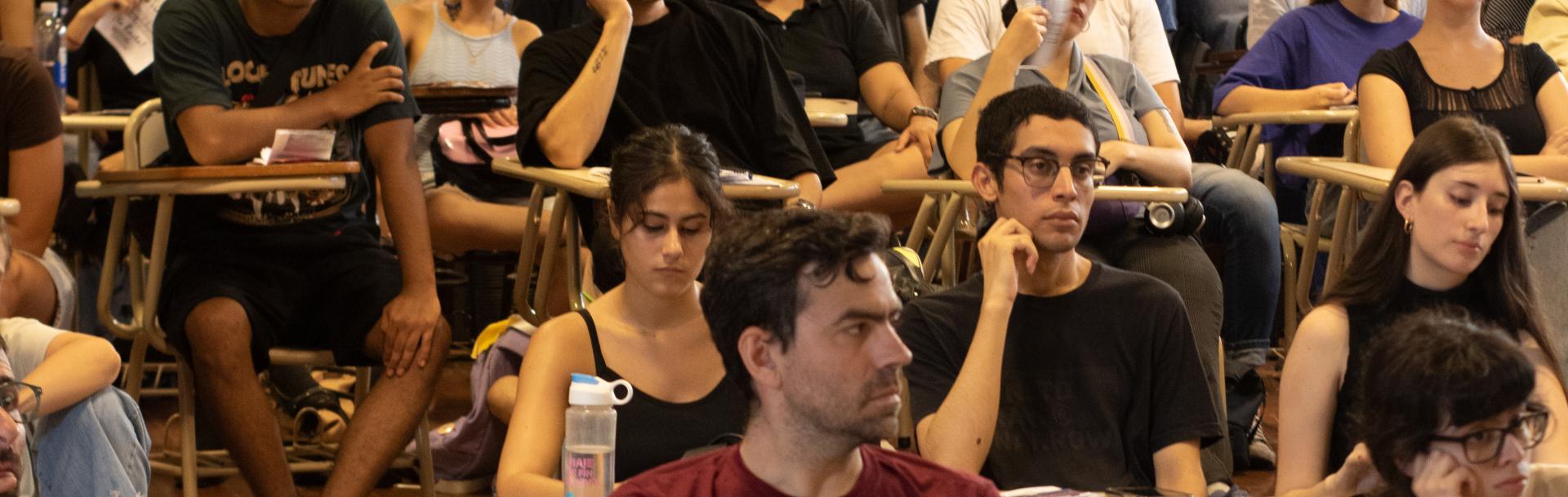 Estudiantes en Puan.