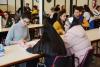 Estudiantes en la Biblioteca de Puan. 