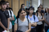 Jóvenes estudiantes en la sede Puan. 